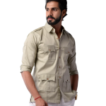 Comfy Moss Green Hunting Style Shirt Men - Outdoor Adventure Comfort | Jaipurio